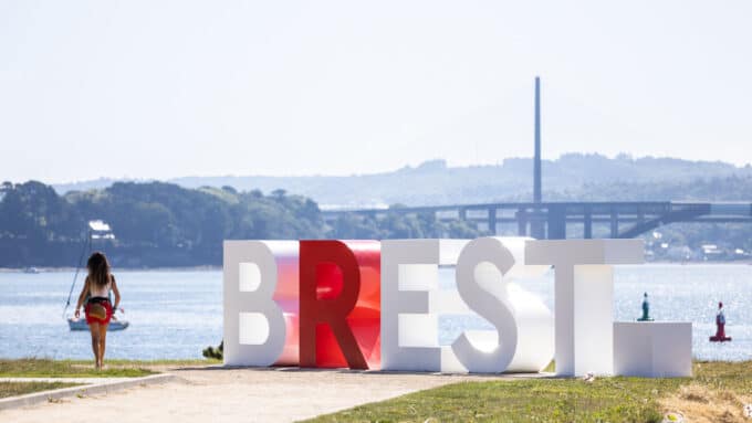 Brest Blick auf die Reede